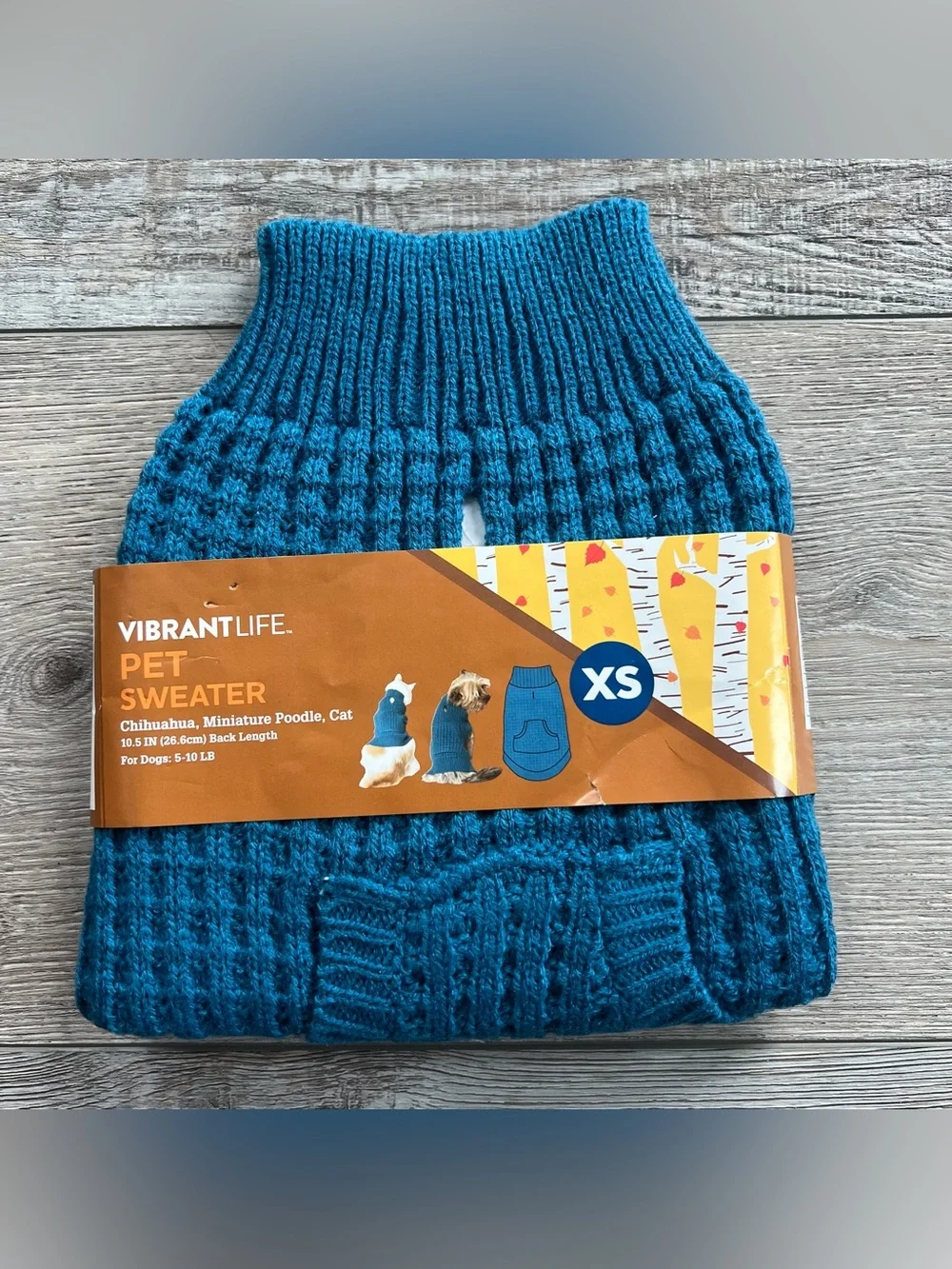 NWT Vibrant Life Pet Sweater Size XS